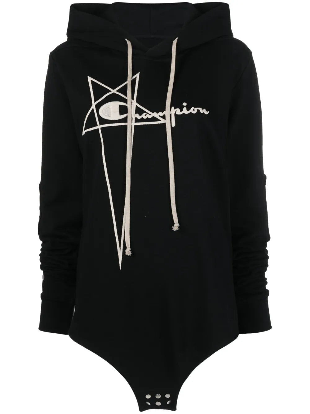 Logo-Embroidered Organic-Cotton Hoodie