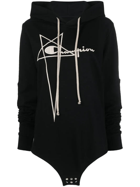 Logo-Embroidered Organic-Cotton Hoodie