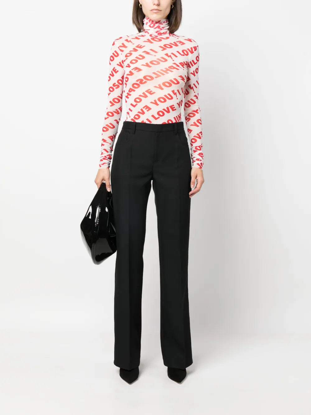 Straight-Leg Tailored Trousers
