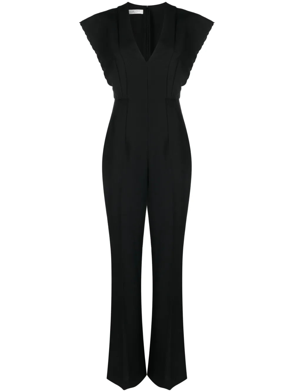 V-Neck Tailored Jumpsuit