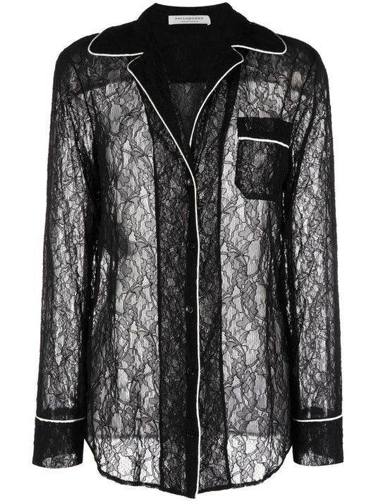 Stretch Lace Shirt