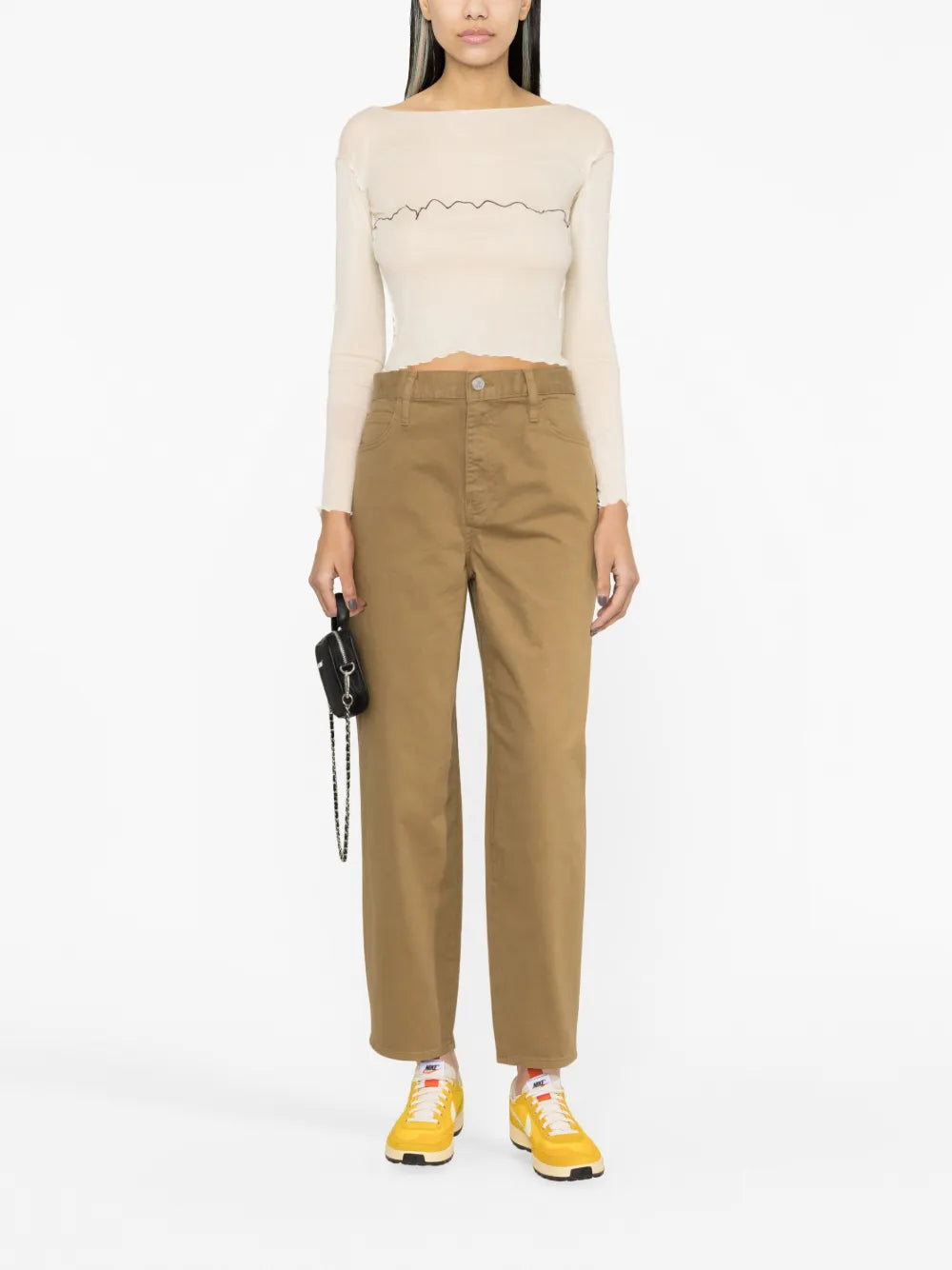 Ultra High-Rise Tapered Jeans