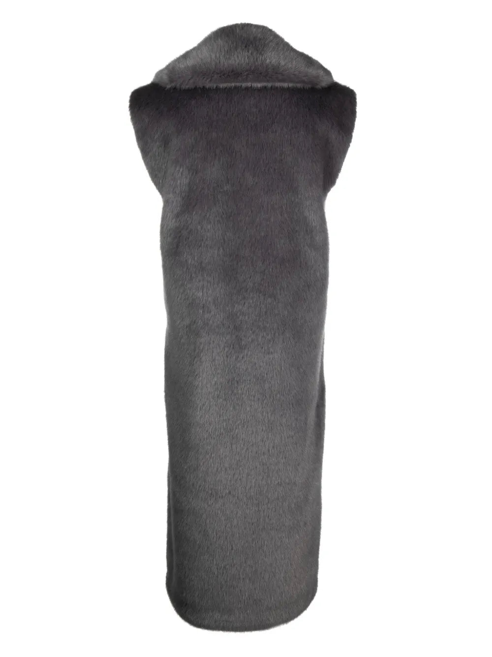 Sleeveless Faux-Fur Coat