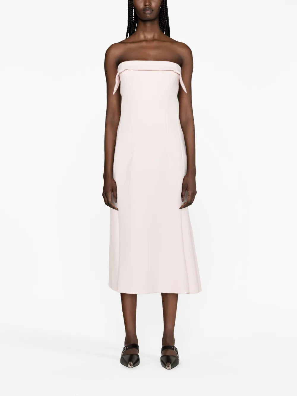 Strapless Midi Dress