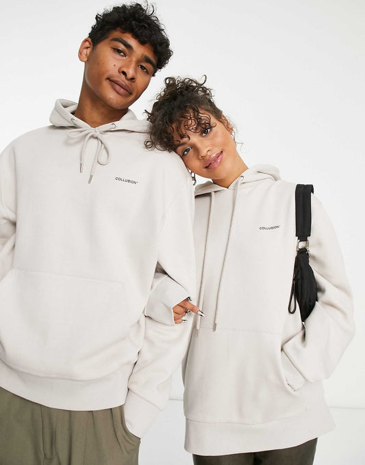 Unisex Hoodie With Logo Print