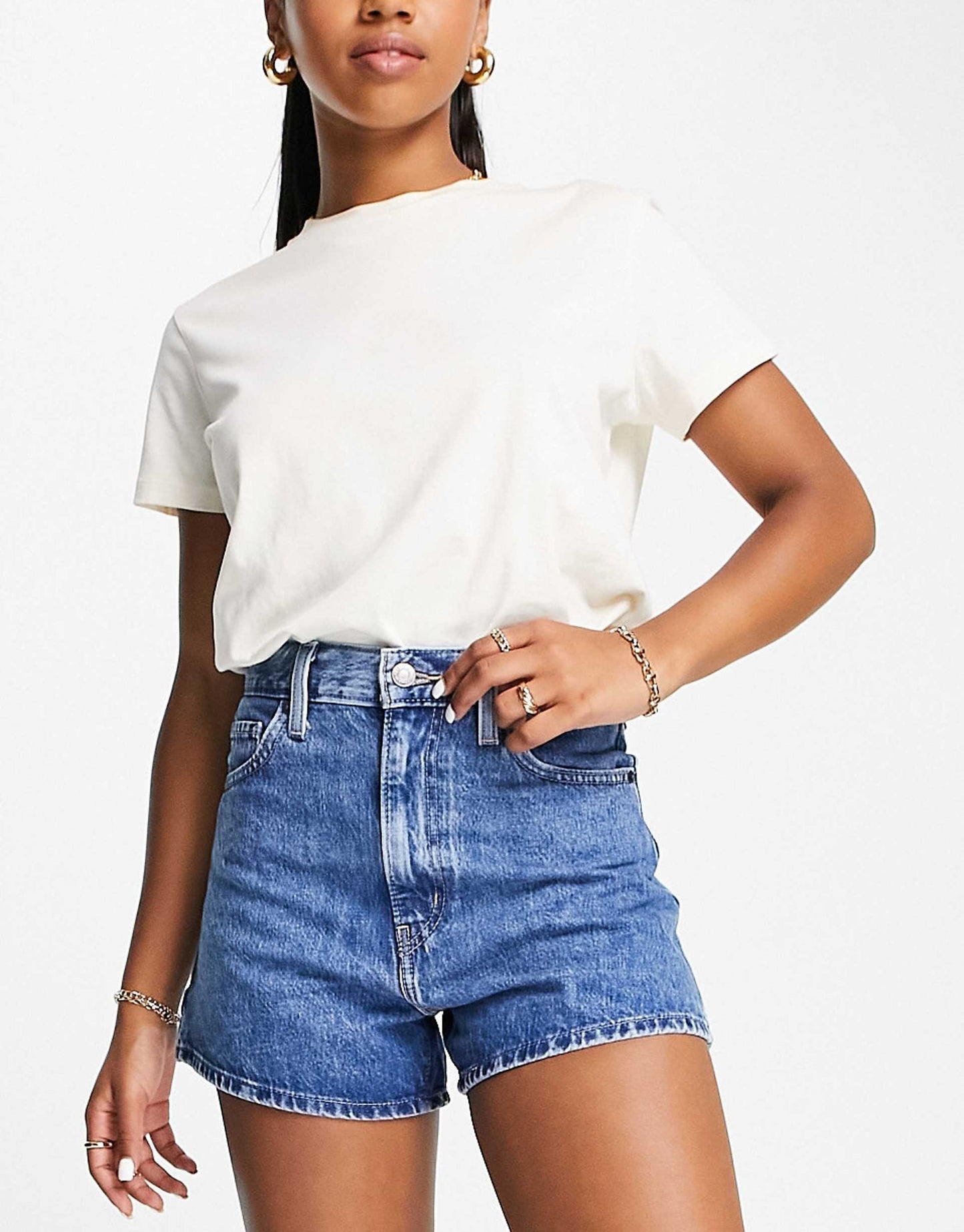 High Waisted Mom Short