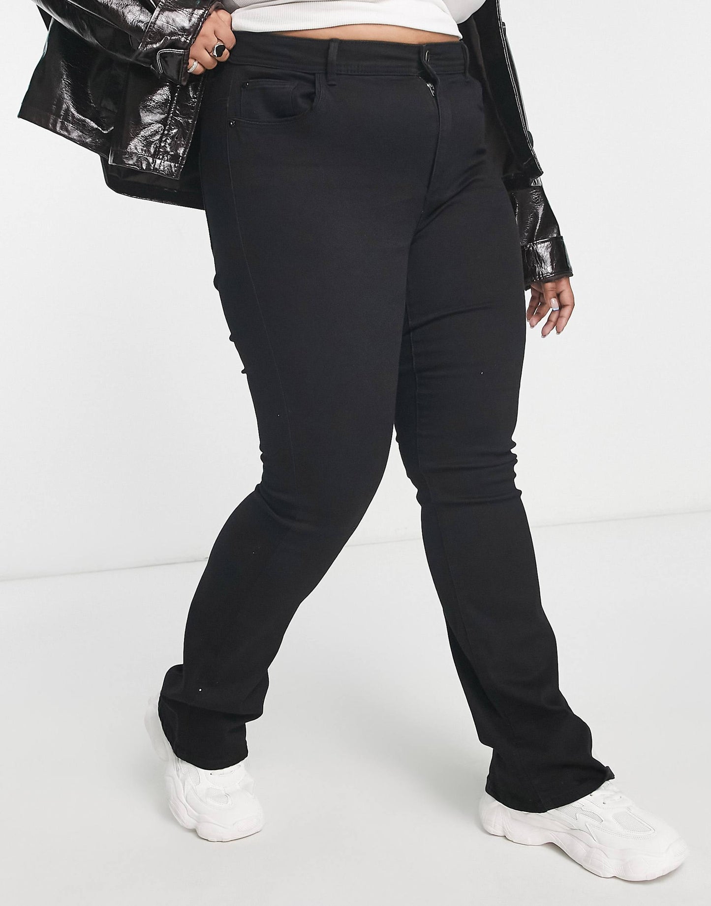 Curve Sally High Waisted Flare Jeans