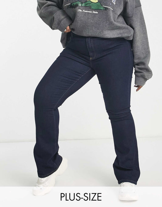 Curve Sally High Waisted Flare Jeans