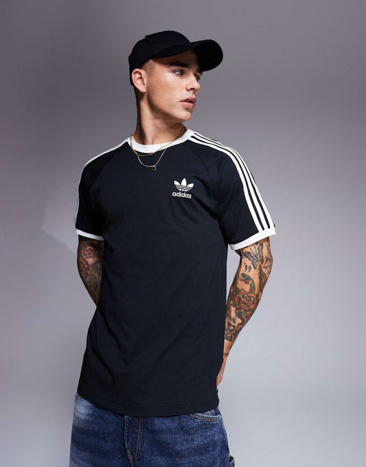 Originals 3 Stripe Ringer T-Shirt