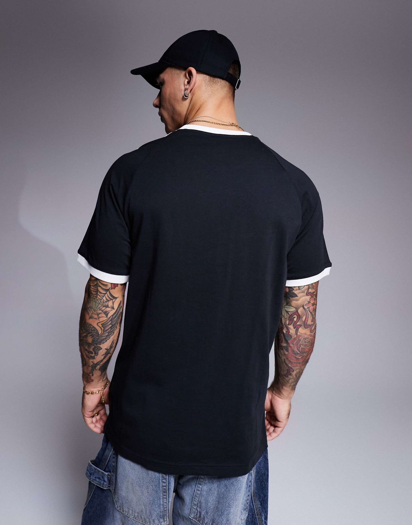 Originals 3 Stripe Ringer T-Shirt