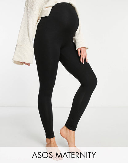 Maternity 2 Pack Over The Bump Leggings