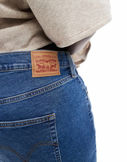 Plus High Waisted Mom Jeans