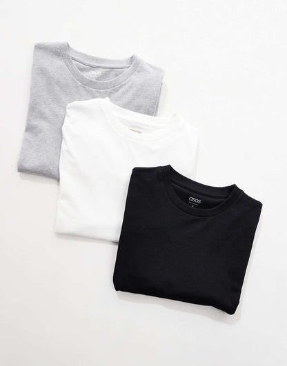 Essential 3 Pack Crew Neck T-Shirts