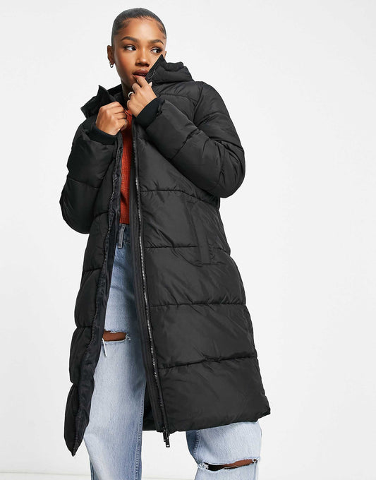 Hooded Longline Padded Coat