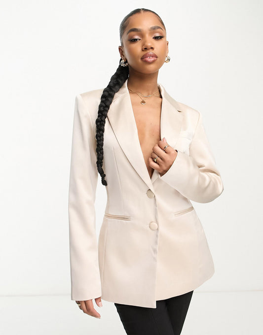 Satin Blazer Co-Ord