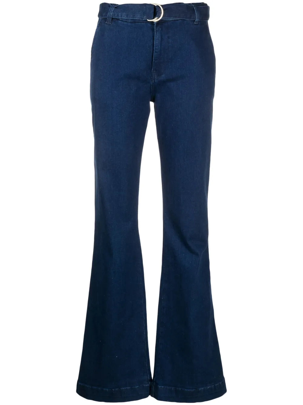 High-Waisted Flared Jeans