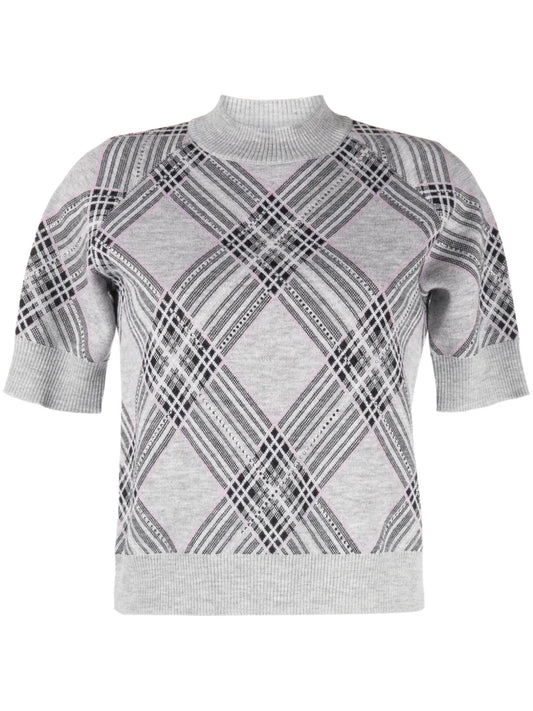 Argyle Intarsia-Knit Merino Wool Jumper