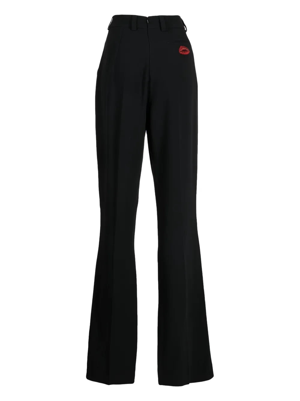 Crystal-Embellished Straight-Leg Trousers