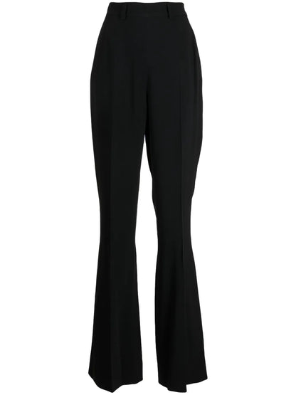Crystal-Embellished Straight-Leg Trousers