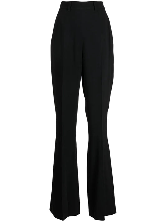 Crystal-Embellished Straight-Leg Trousers