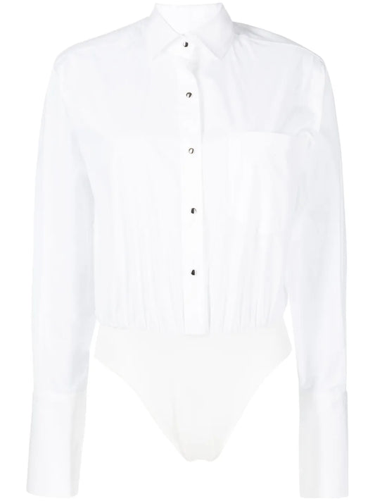 Long-Sleeve Shirt Bodysuit