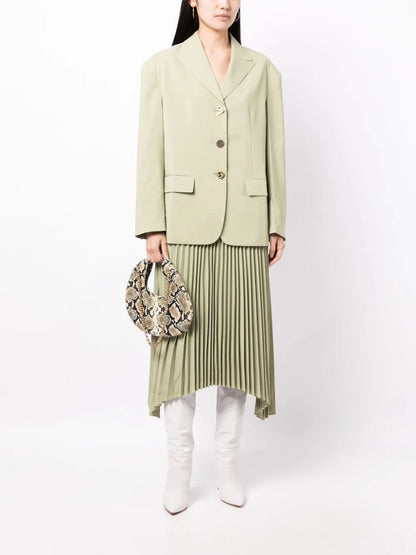 Dilan Pleated Midi Skirt