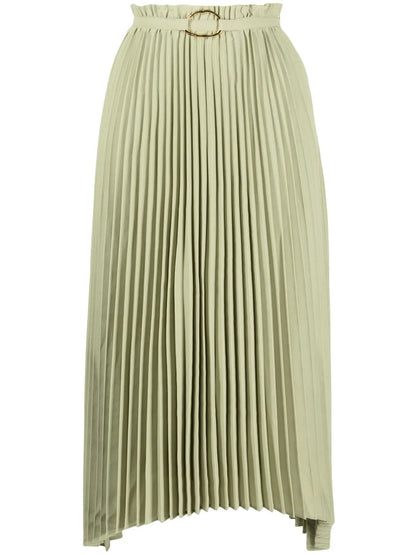 Dilan Pleated Midi Skirt