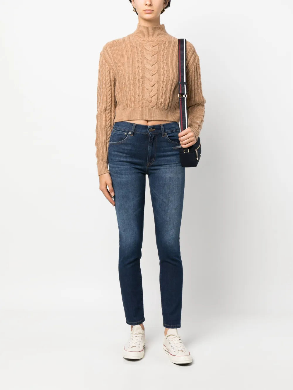 High-Waisted Skinny Jeans