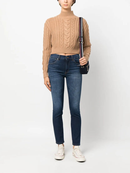 High-Waisted Skinny Jeans