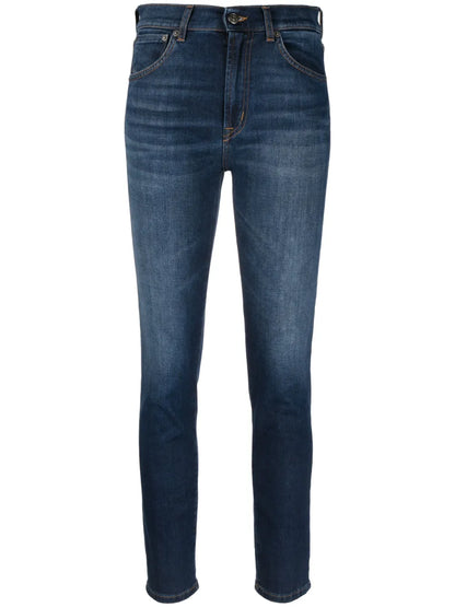 High-Waisted Skinny Jeans