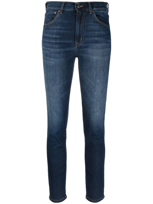 High-Waisted Skinny Jeans