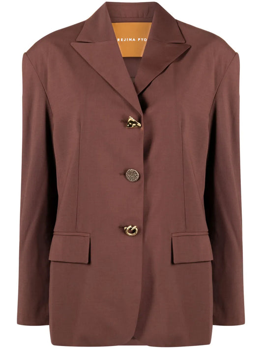 Enzo Single-Breasted Blazer