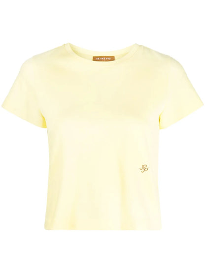 Cropped Short-Sleeve T-Shirt