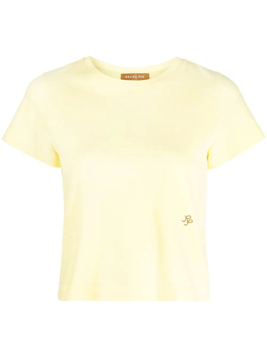 Cropped Short-Sleeve T-Shirt