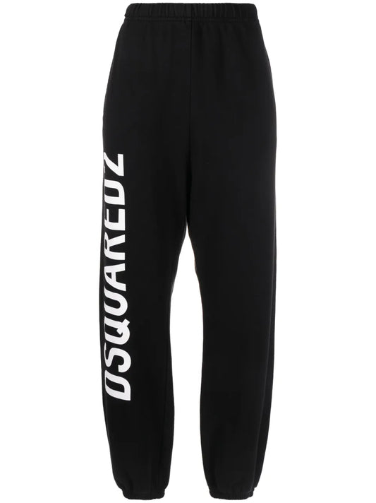 Logo-Print Cotton Track Pants