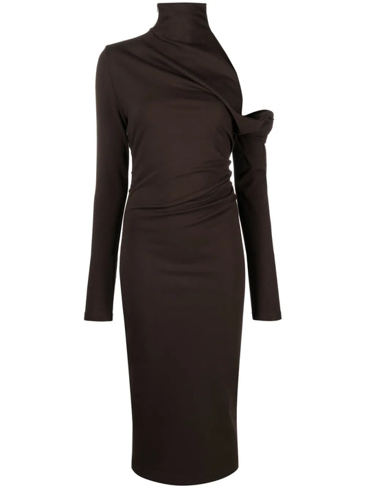Teresa Asymmetric Midi Dress