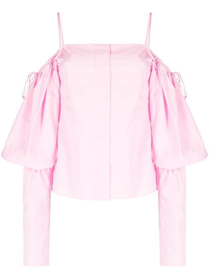 Bay Off-Shoulder Cotton Blouse
