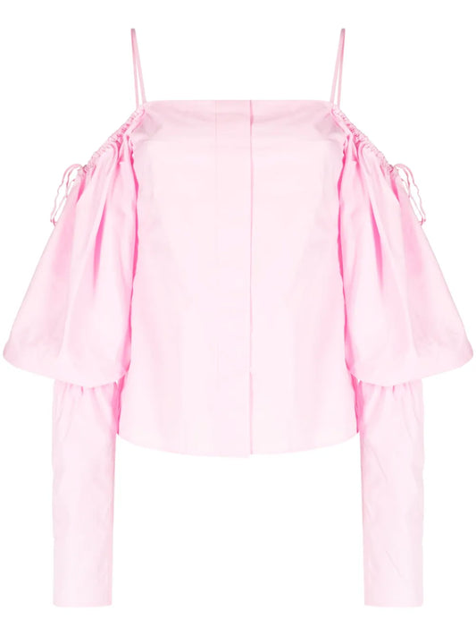 Bay Off-Shoulder Cotton Blouse