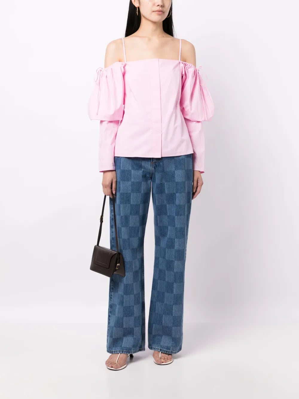 Bay Off-Shoulder Cotton Blouse