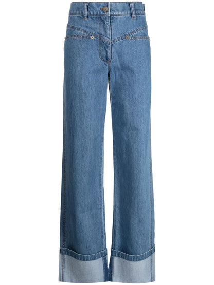 Nemy High-Rise Wide-Leg Jeans