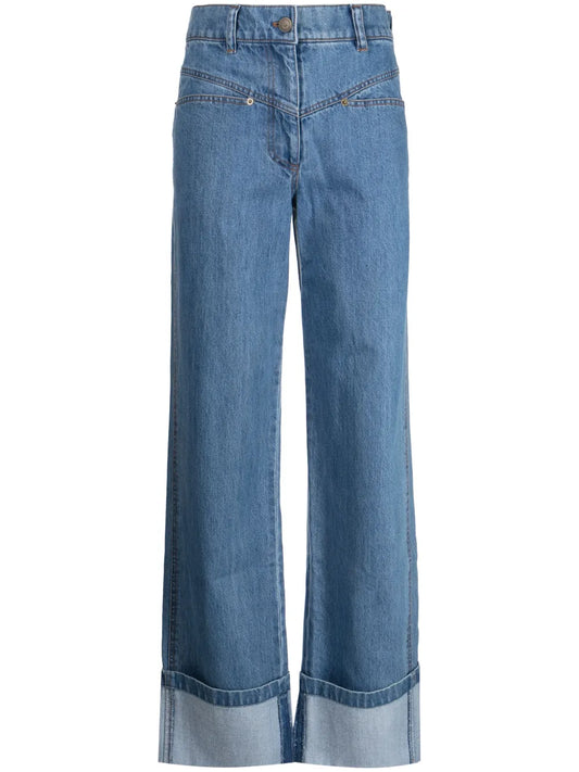 Nemy High-Rise Wide-Leg Jeans