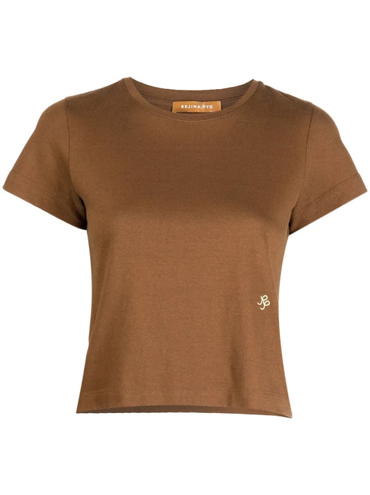Cropped Short-Sleeve T-Shirt