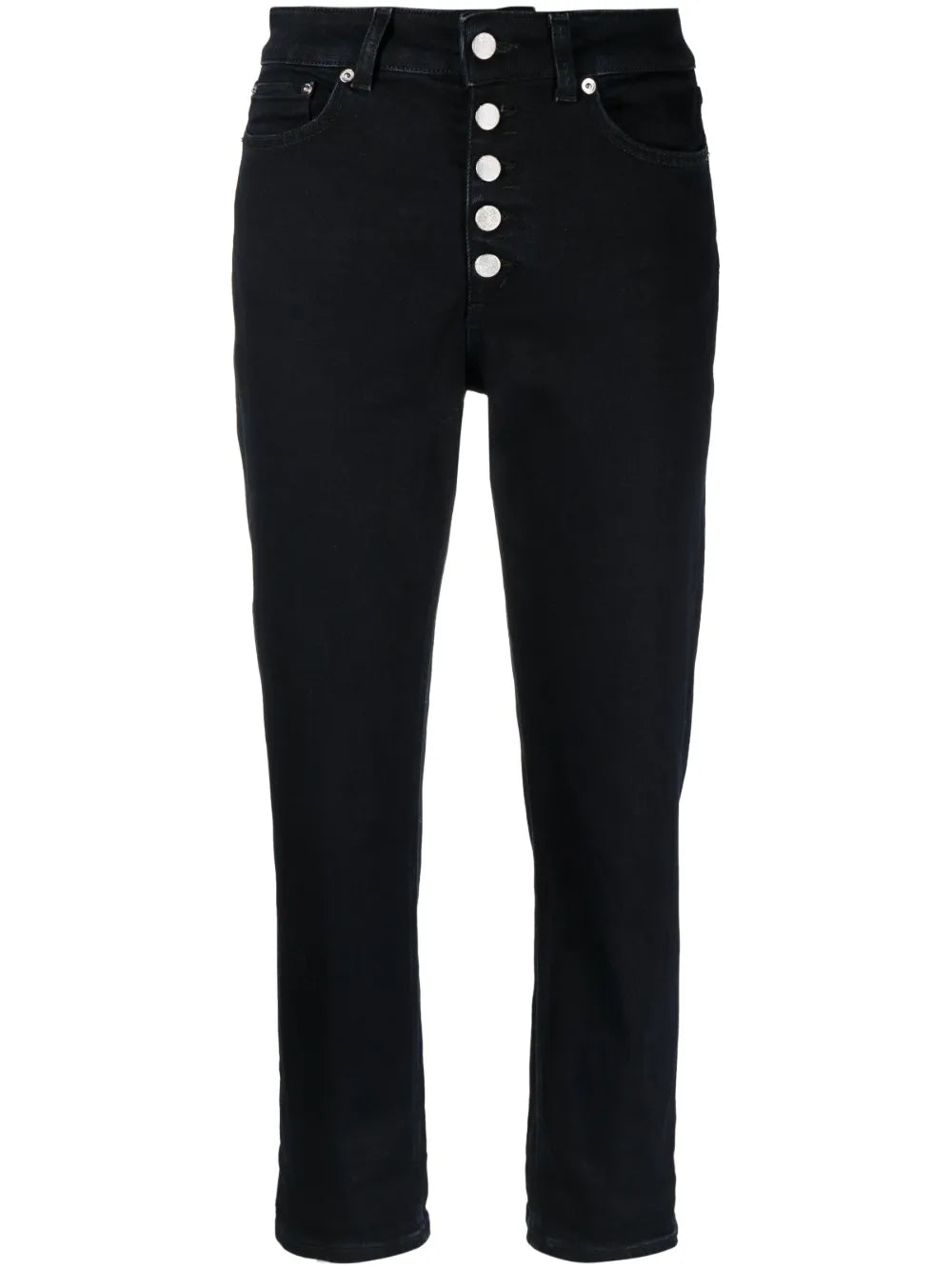 High-Waisted Cropped Jeans