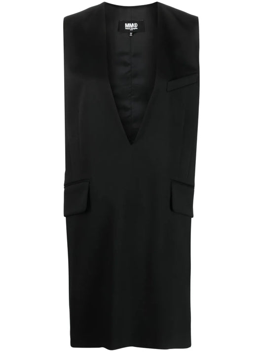 V-Neck Sleeveless Dress