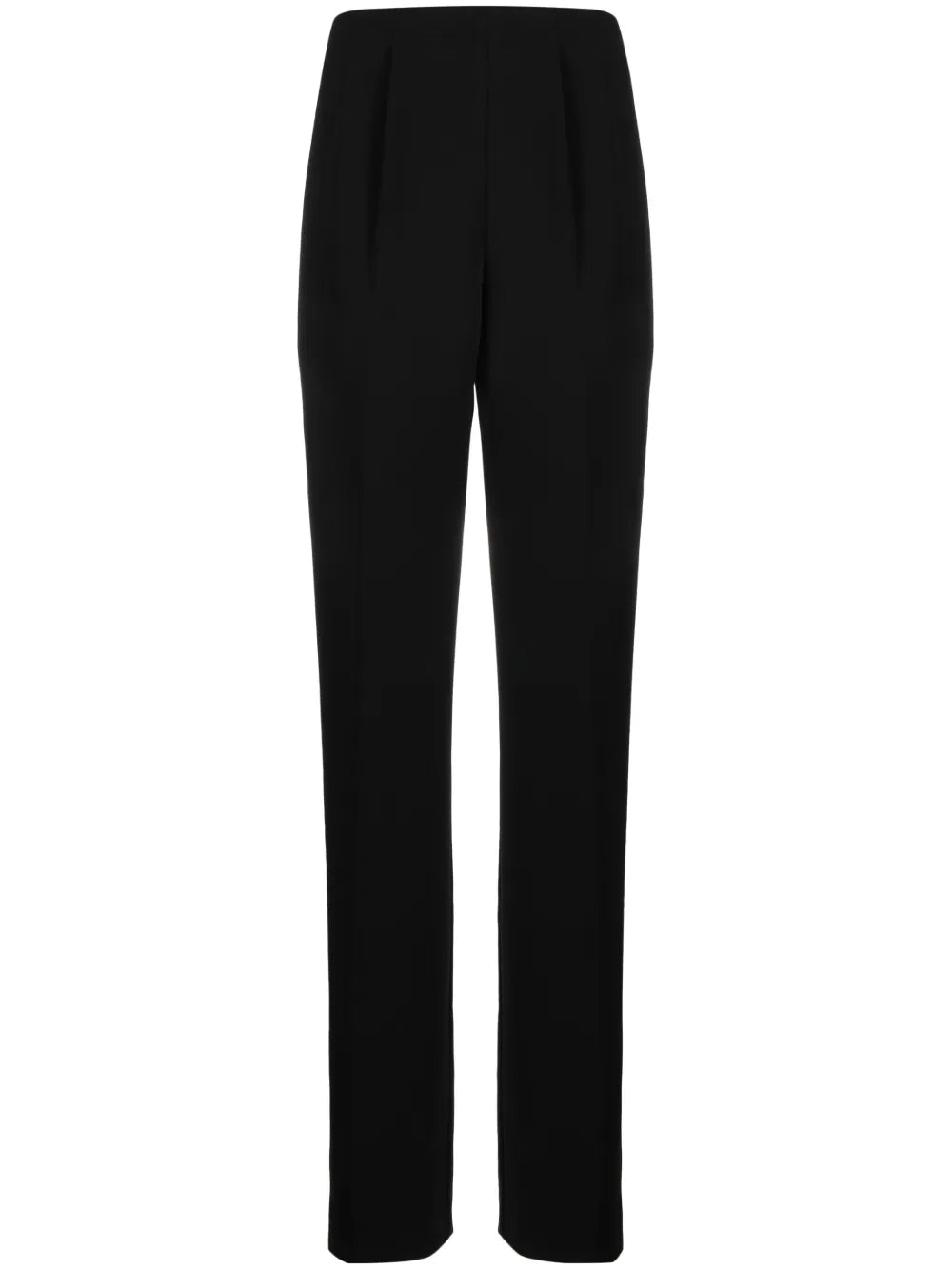 Cady High-Rise Pleated Trousers