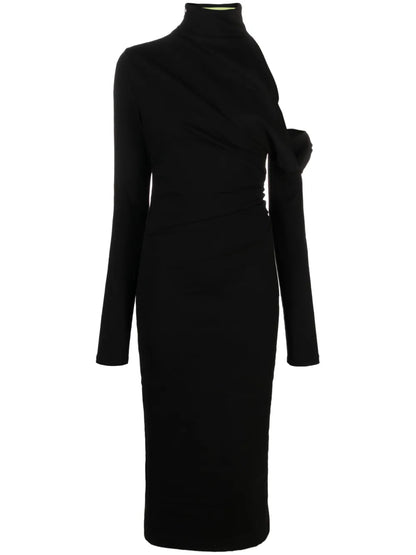 Teresa Asymmetric Midi Dress