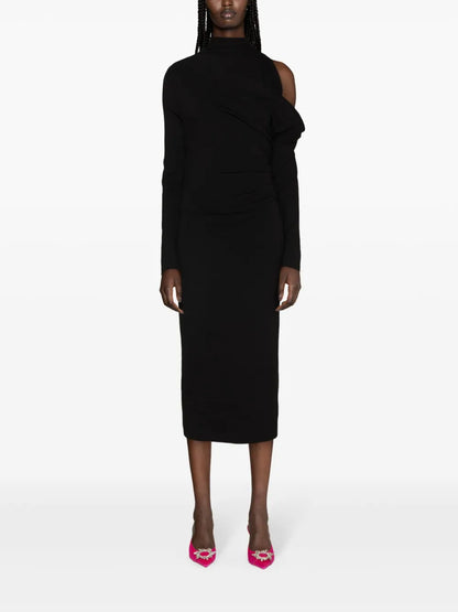 Teresa Asymmetric Midi Dress