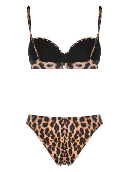 Leopard-Print Bikini Set