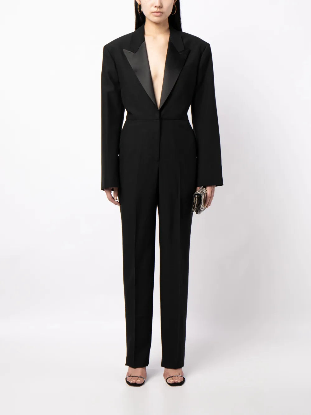 Tailored Wool Jumpsuit
