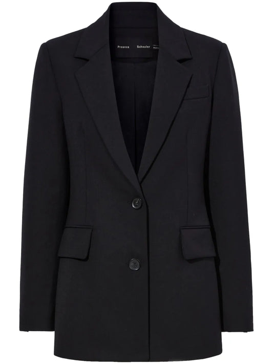 Single-Breasted Tailored Blazer
